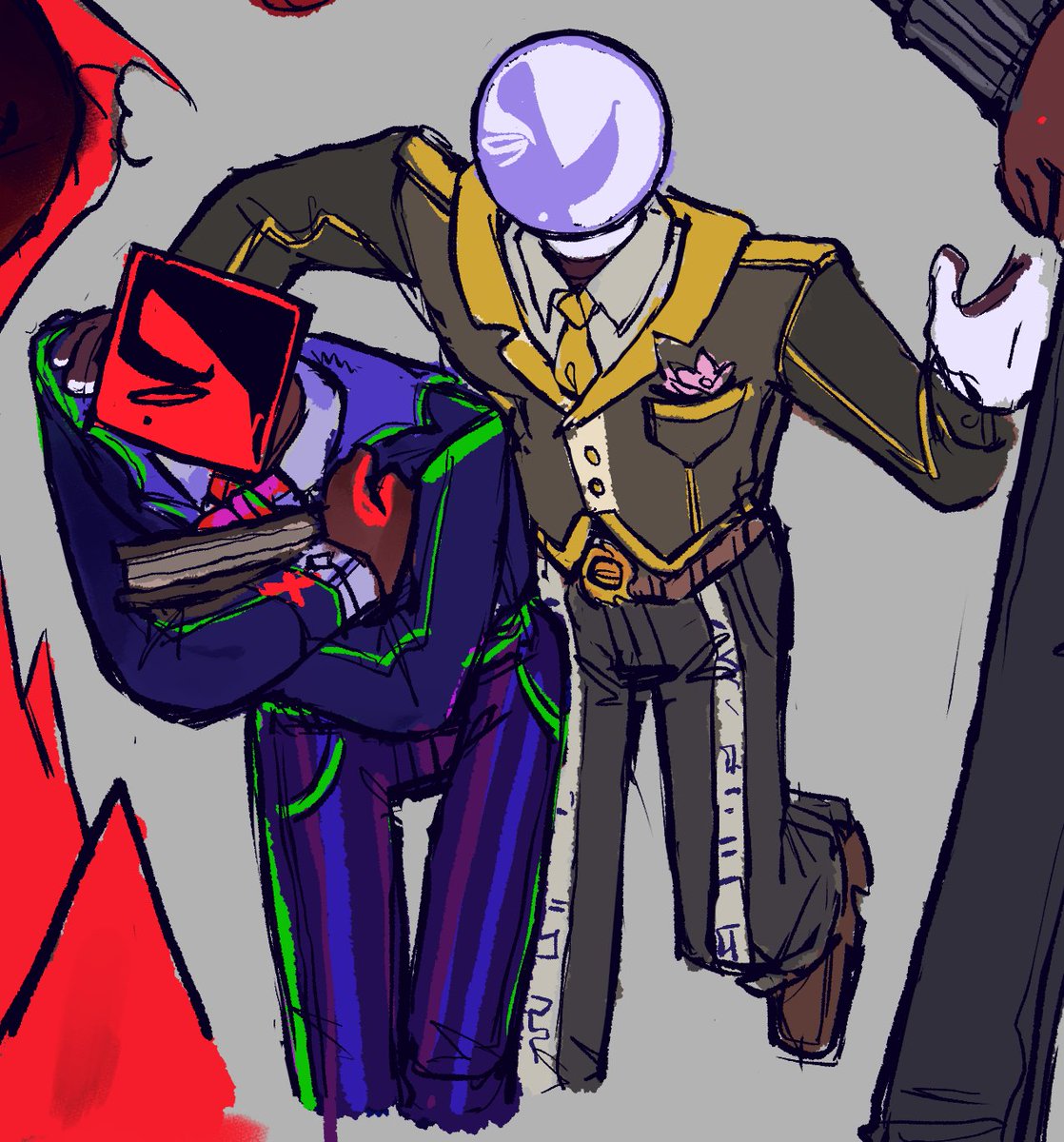 roblox au, non forsaken for the miakidd au - meet the Null twins