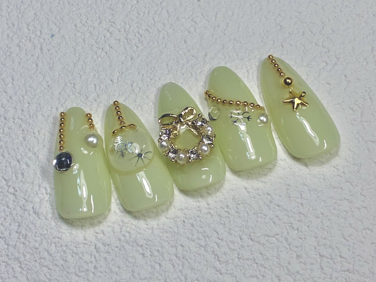 実来 ネイルチップ フルオーダー TXT モチーフネイル 6種類 実来