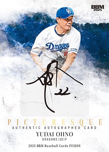 サインカード cross 中日 23/25 大野雄大 直筆 【BBM】