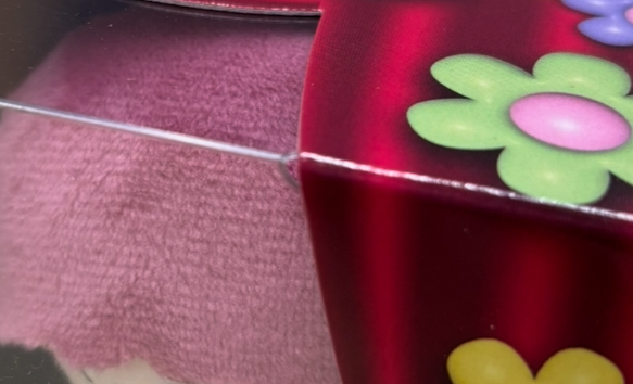 ふぉ～ゆ～ちびぬいのBOXは横28.5cm縦10cm奥行6.5cmです。上からもふぉ