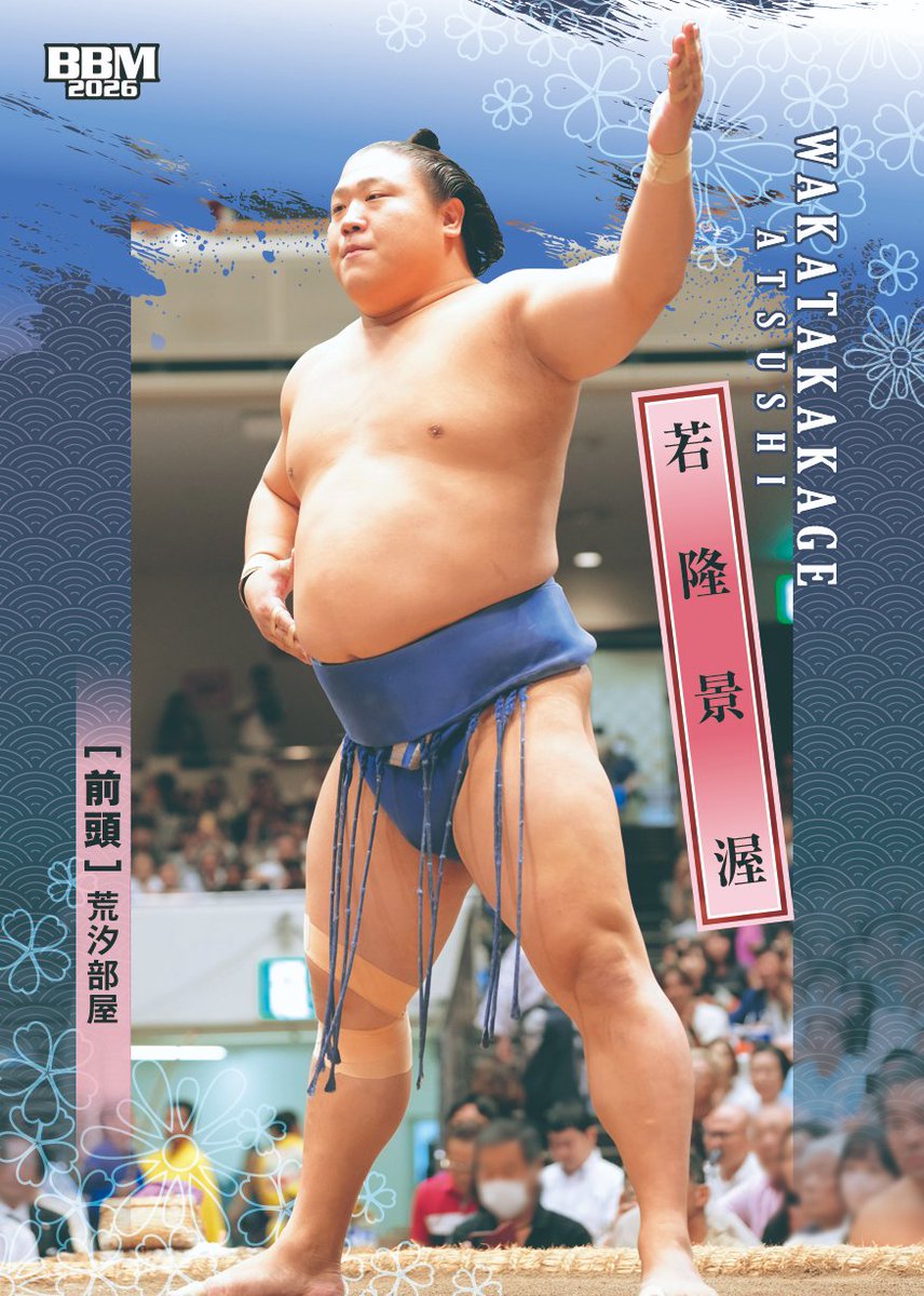 大相撲 若隆景 カード BBM 国技館限定
