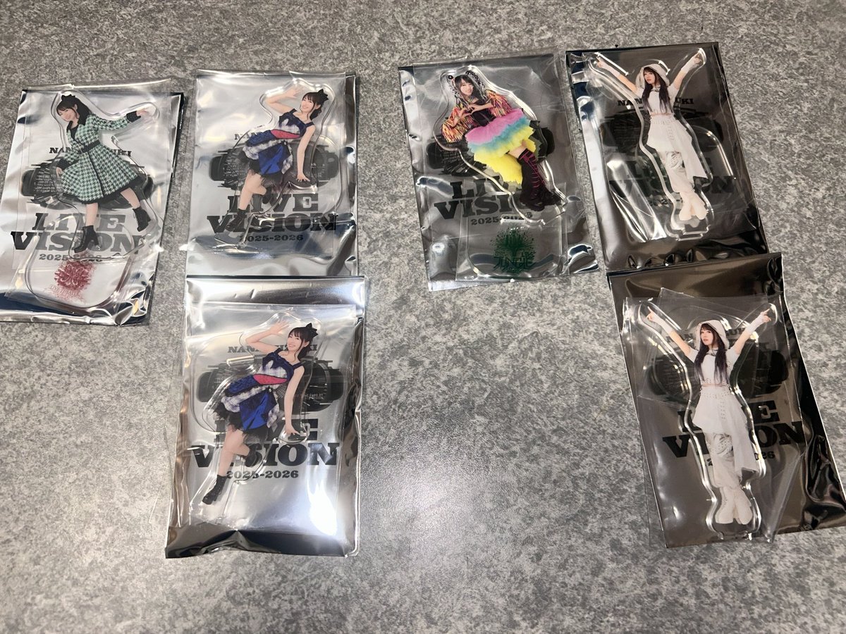 LIVE VISION 水樹奈々アクスタ アクリルスタンド コンプセット 水樹