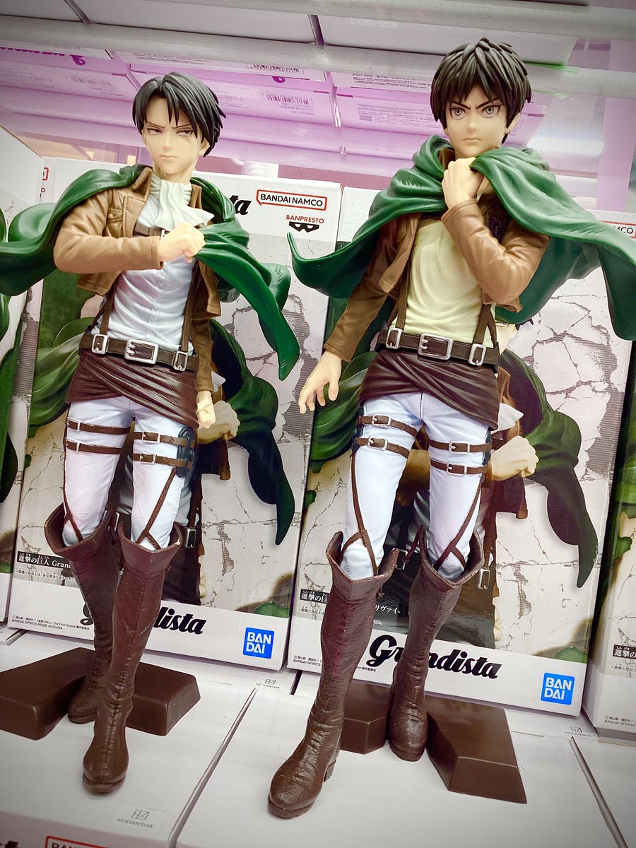 進撃の巨人 Grandista エレン リヴァイ フィギュア 12体セット 進撃の