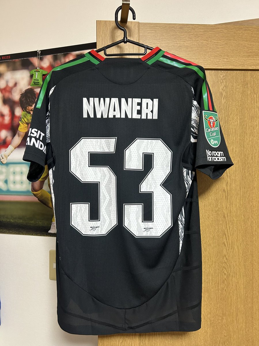 ヌワネリ アーセナル 24/25 アウェイ カラバオカップ仕様 0円スタート