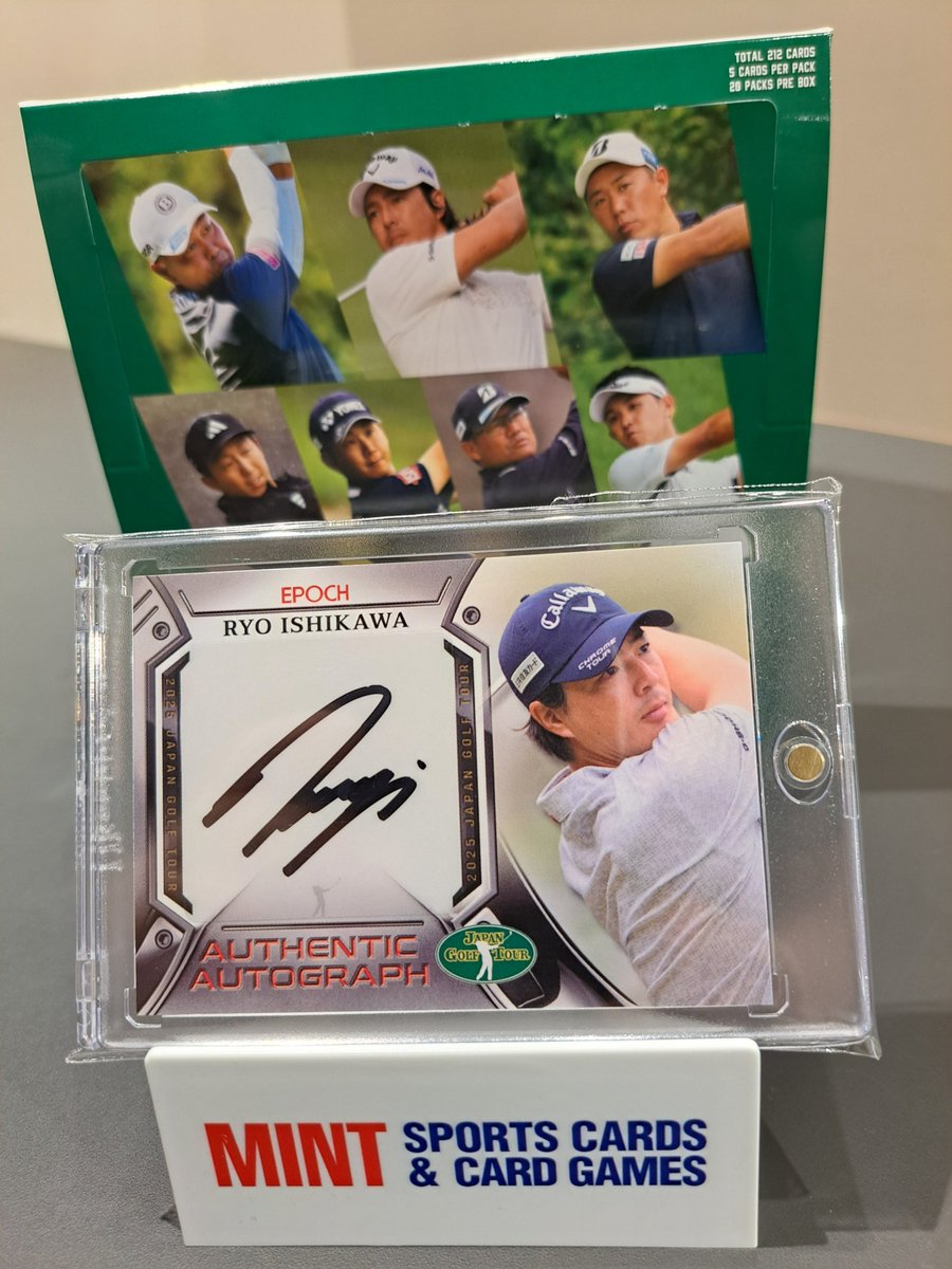 開封結果】2025 EPOCH JGTO GOLF トレーディングカードより、石川遼