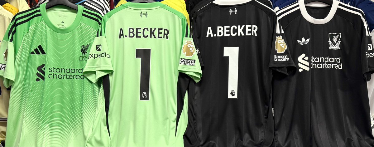🟢⚫️ #リバプール 25-26 👕GKユニフォームHOME&3RD入荷‼️ 🇧🇷1️⃣