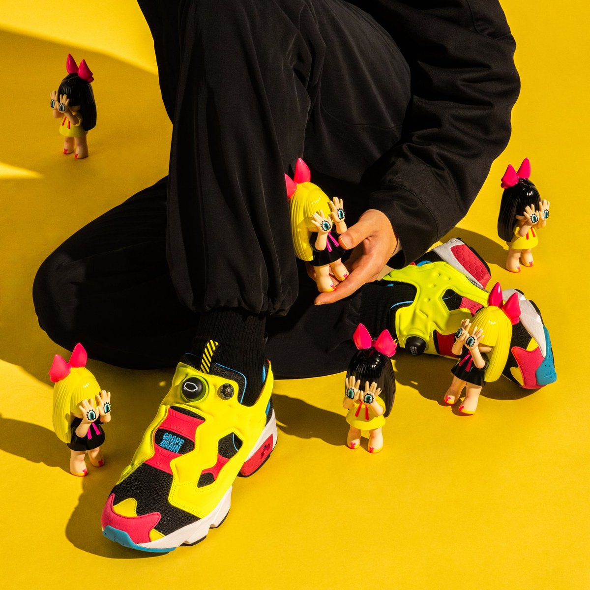 応募締切まであと2日🔥》 💛Reebok × GRAPE BRAIN x SNKRDUNK💛 人気