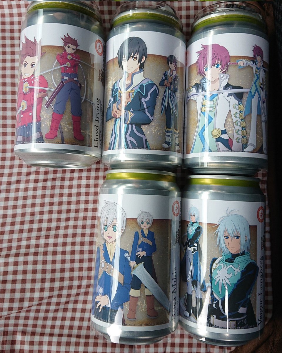 テイルズ オブ ラベル缶 当たり アクリルキーホルダー ユーリ テイルズ