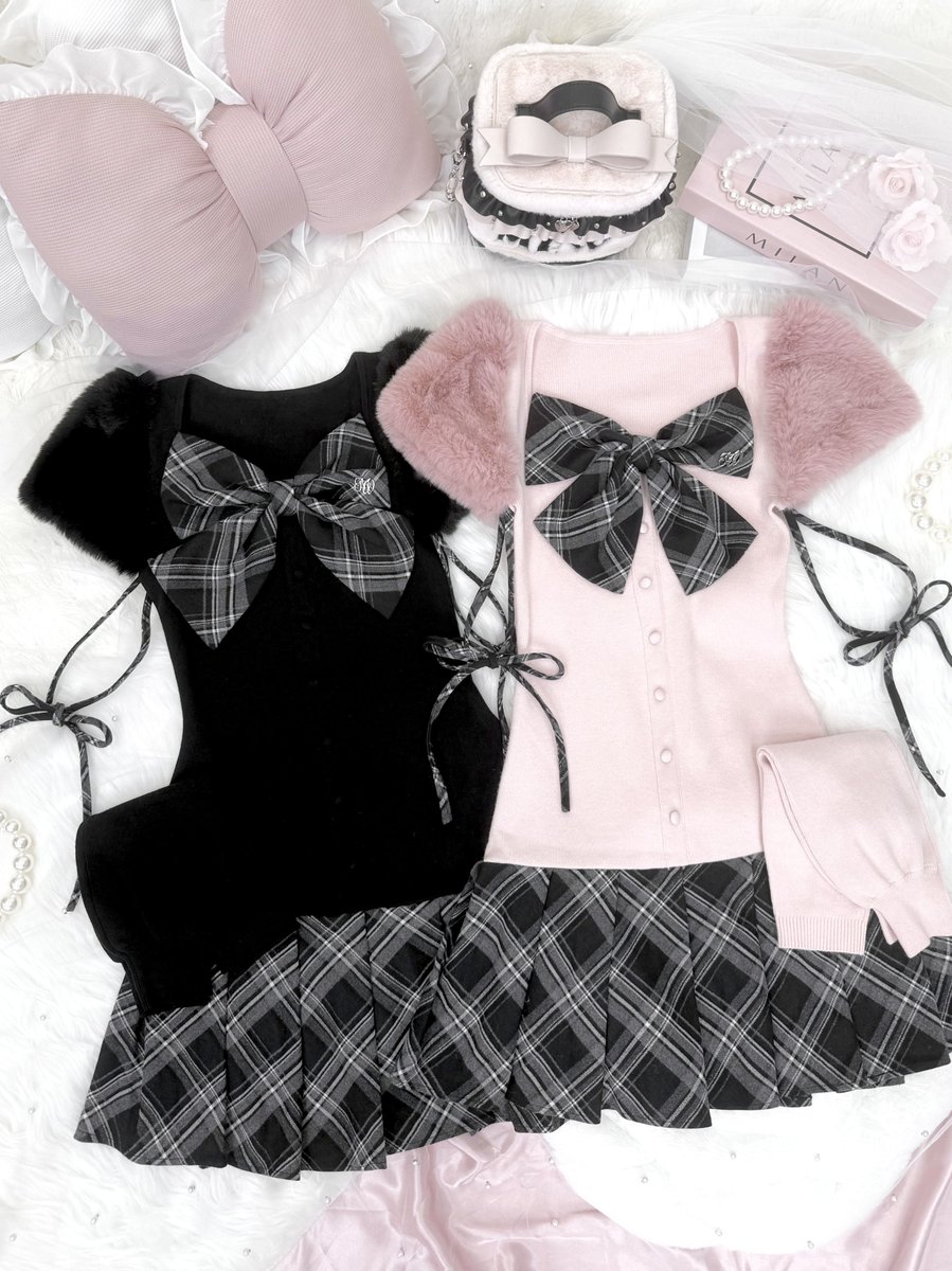 ハニーミュウ honey mew フリルチェックパーカーワンピ フリルチェック