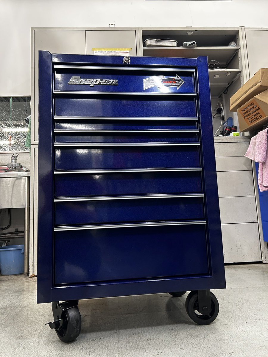 スナップオン工具箱 KRHT4008 ブルーギャラクシー お買い上げ