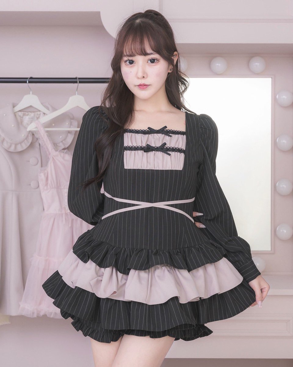 Coming soon 🎀／ ♡はしごリボンティアードセットアップ ¥14,000