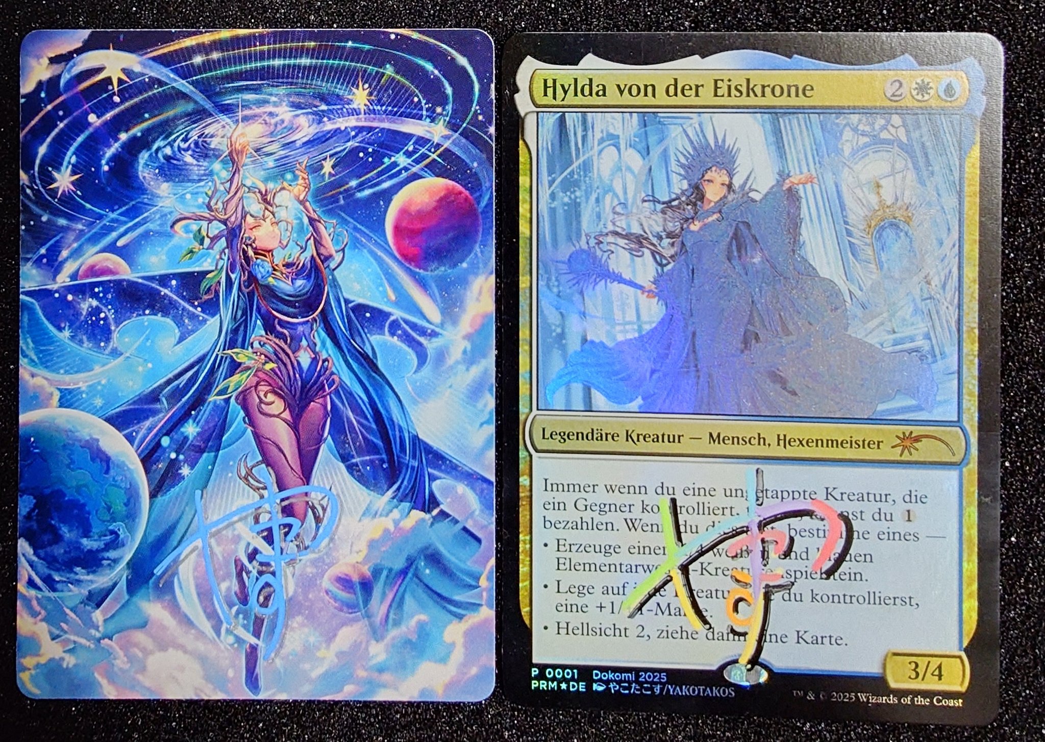 MTG 氷冠のヒルダ ドイツ語版 プロモ foil Dokomi MTG 氷冠のヒルダ