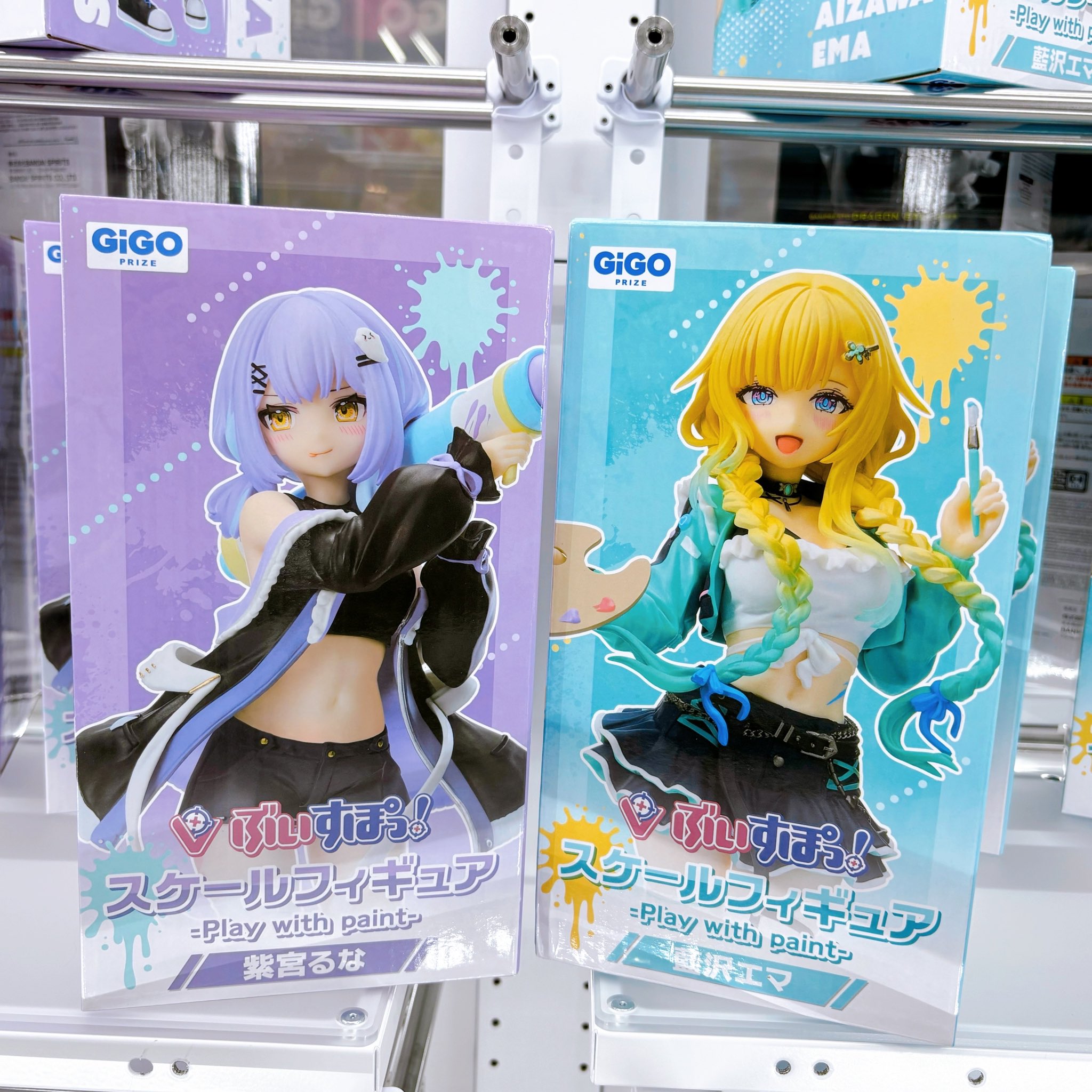 GIGO限定 ぶいすぽっ！フィギュア 藍沢エマ 紫宮るな 八雲べに 神成き