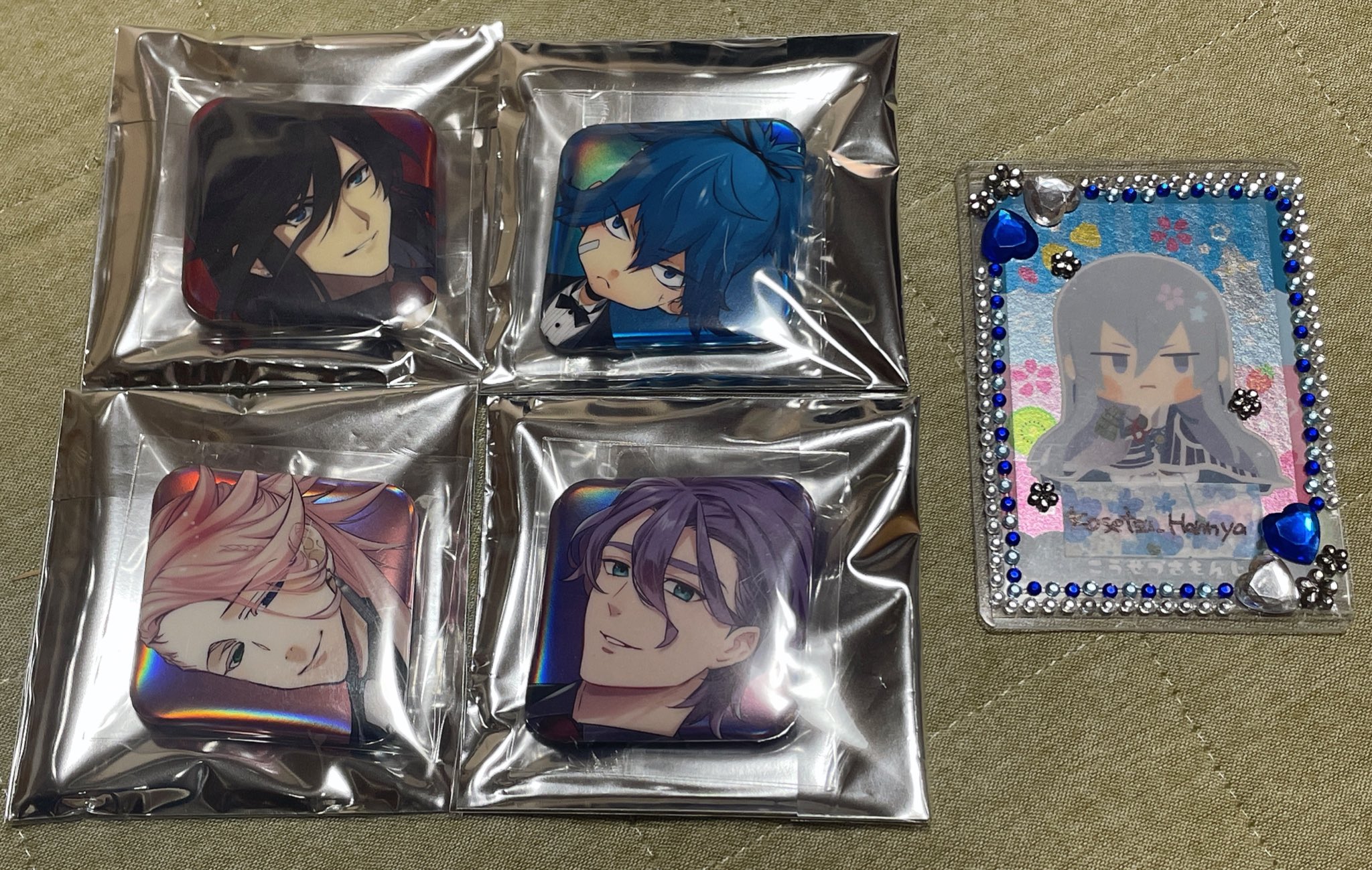 刀剣乱舞 大本丸博 雲生 スクエア缶バッジ 祝装 ニ*️様 刀剣乱舞 大