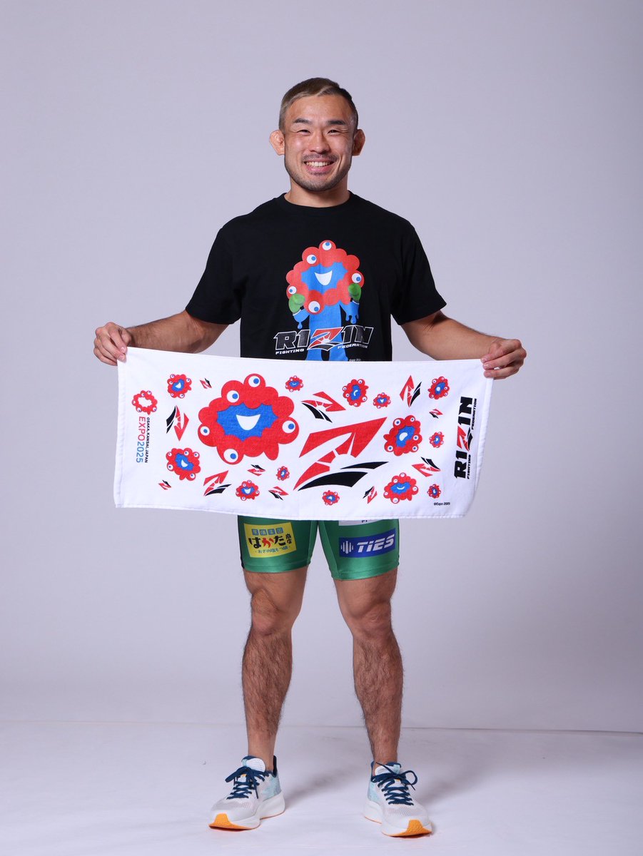 📣#RIZIN × #ミャクミャク コラボグッズ 本日18時よりオンラインストア