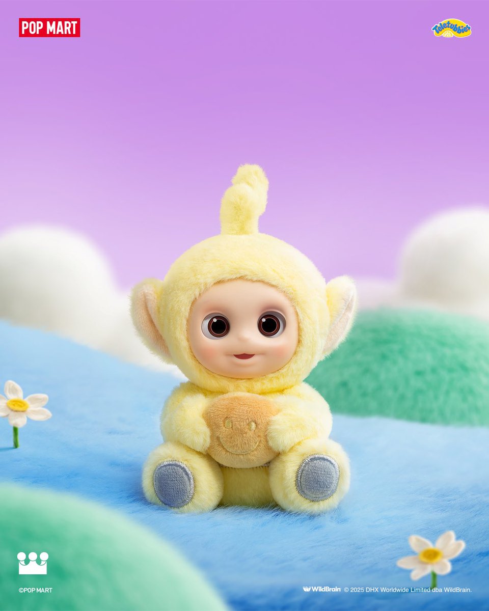 ふわふわで、かわいくて、どこか懐かしい—— テレタビーズがぬいぐるみ