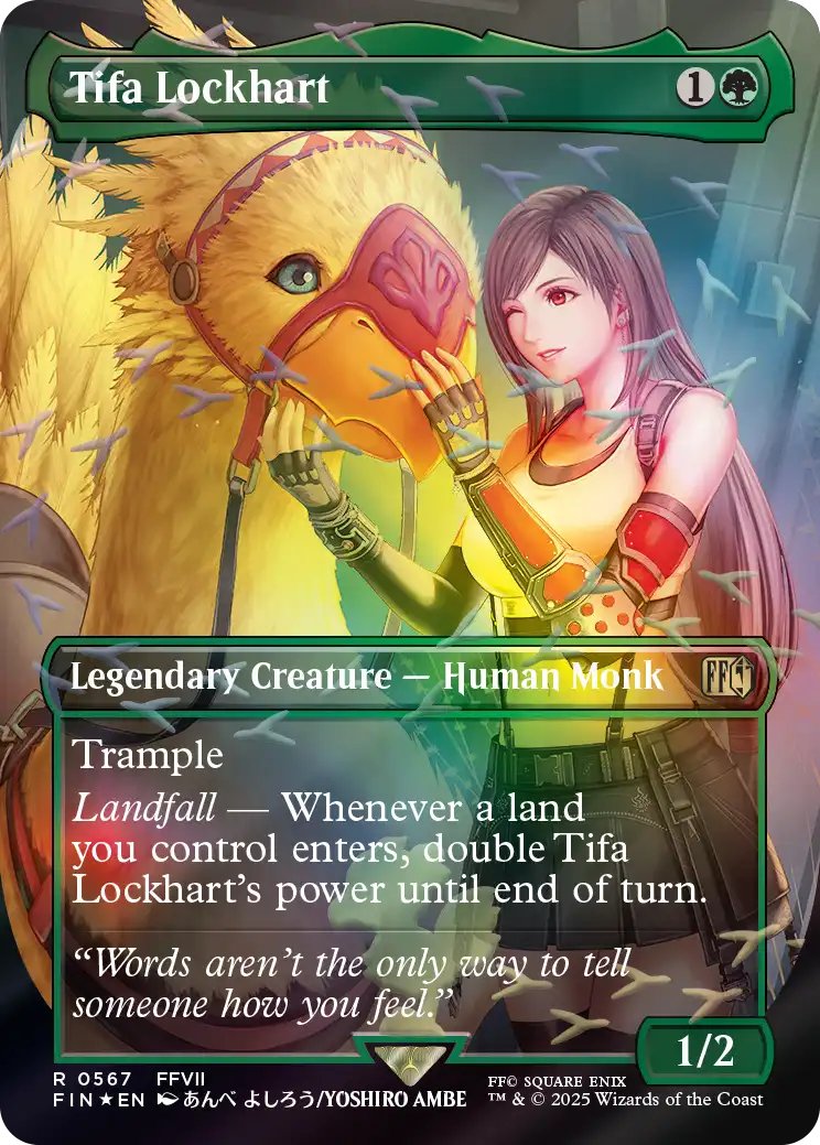 MTG x FINAL FANTASY・チョコボ・バンドル】 《ティファ・ロックハート