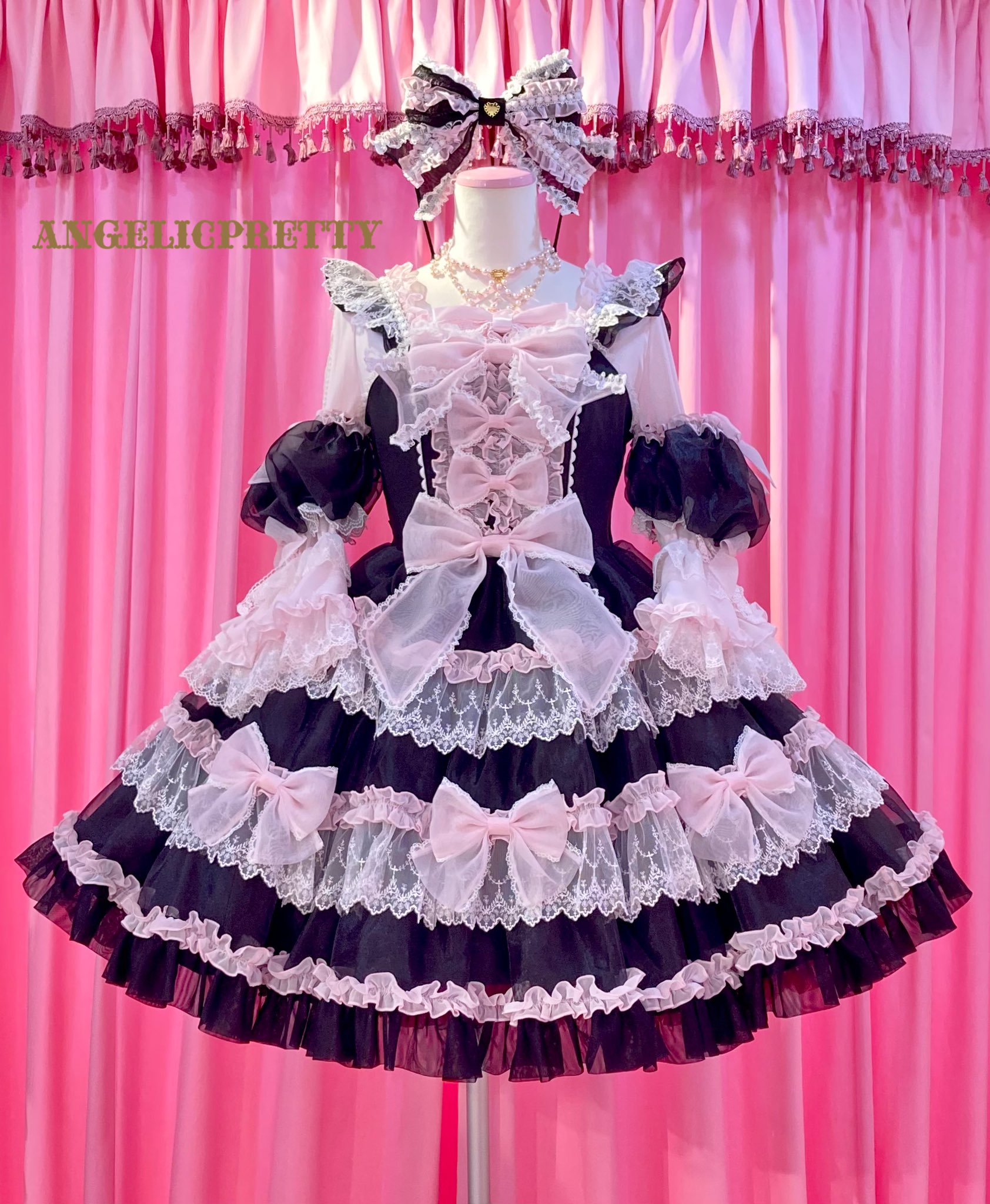 Angelic Pretty ふわふわRibbon Doll Dress セット