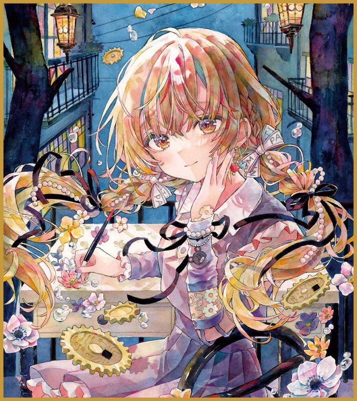 優子鈴 原画展 PAINTISM in 大阪✨ ＼ 華やかな少女と植物を繊細な