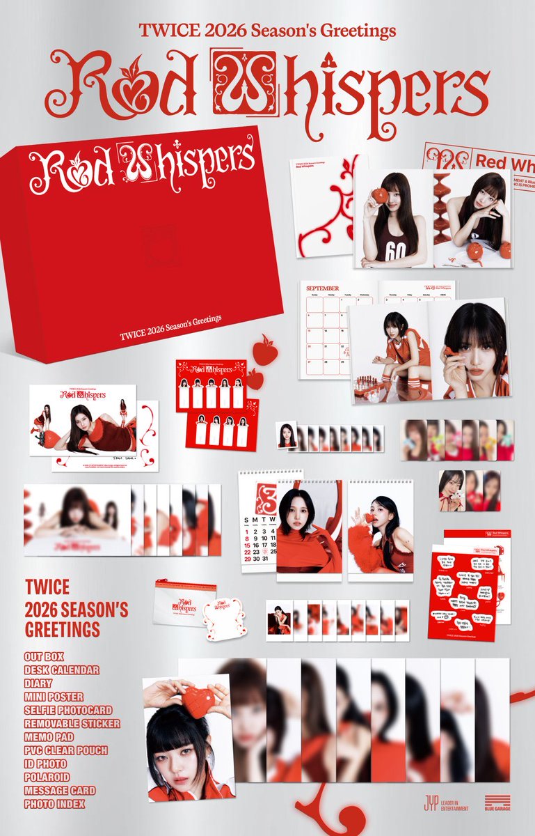 TWICE ❤️ 2026 Season's Greetings [RED WHISPERS] TWICEのシーグリ