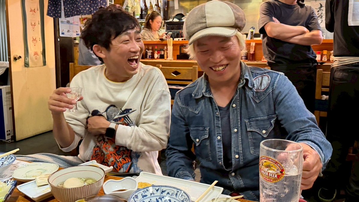 ノンスタ石田明】ぱい〜ん Tシャツ 青LL ピンクM ノンスタ石田明】ぱい