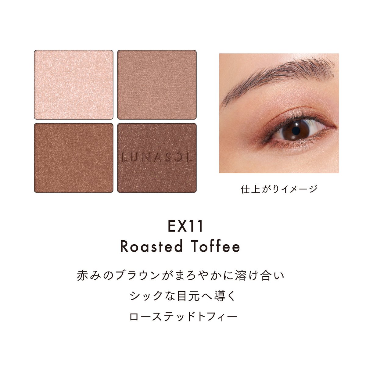 🎨HOW TO MAKEUP #アイカラーレーションN EX11 赤みのブラウンが