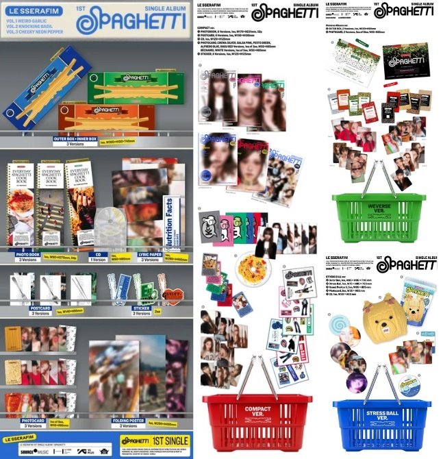 ルセラフィム SPAGHETTI musicart 五枚セット トレカ サイン会 ル