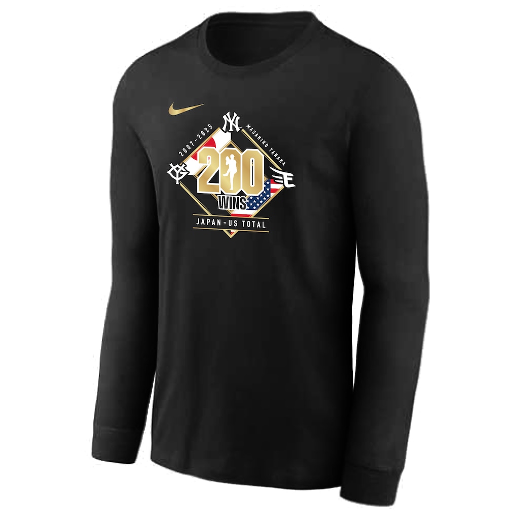 田中将大 投手「日米通算200勝」記念グッズ🎉 NIKE製アパレル