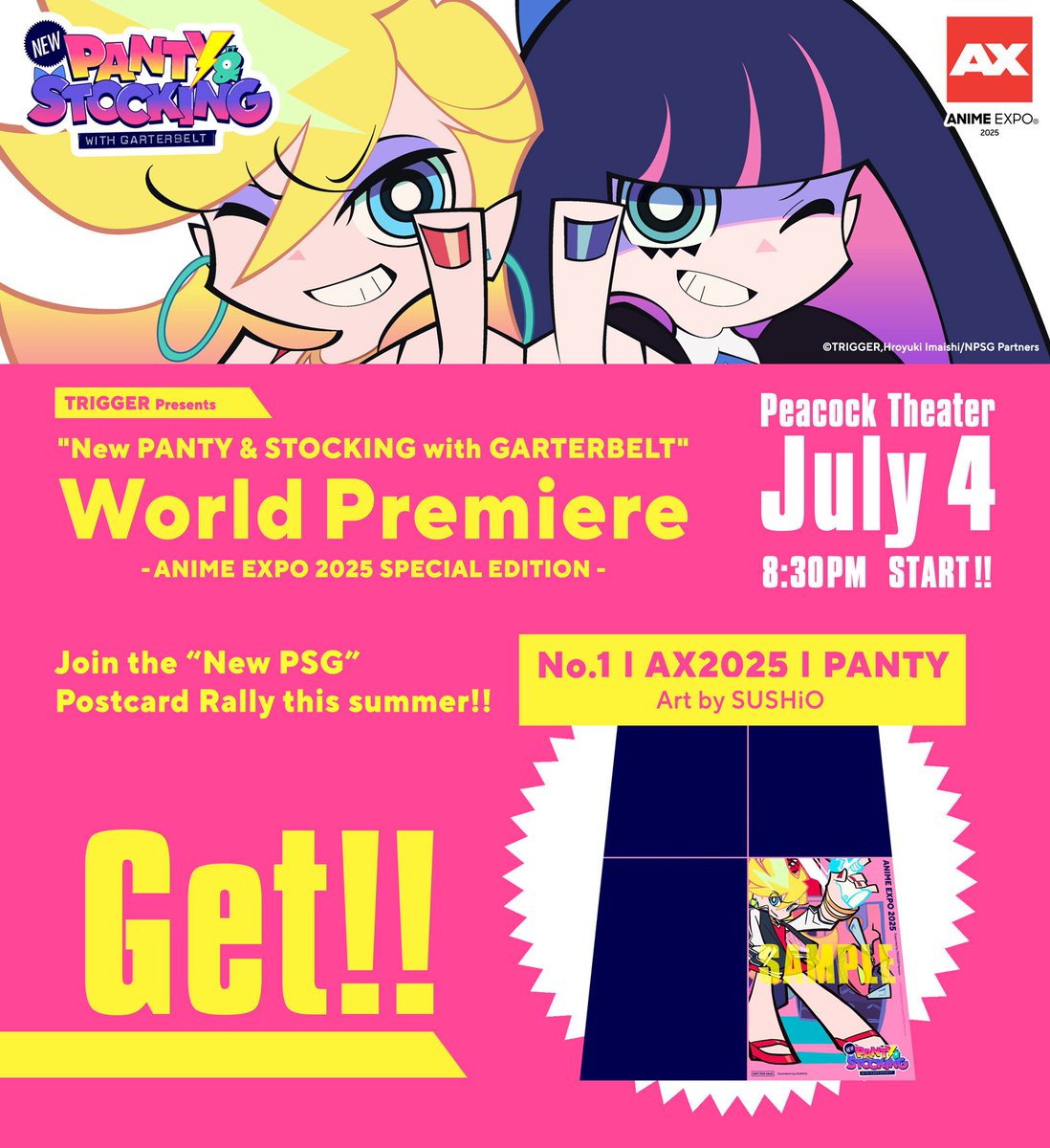 AnimeExpo2025 Joing the #NewPSG Postcard Rally this summer