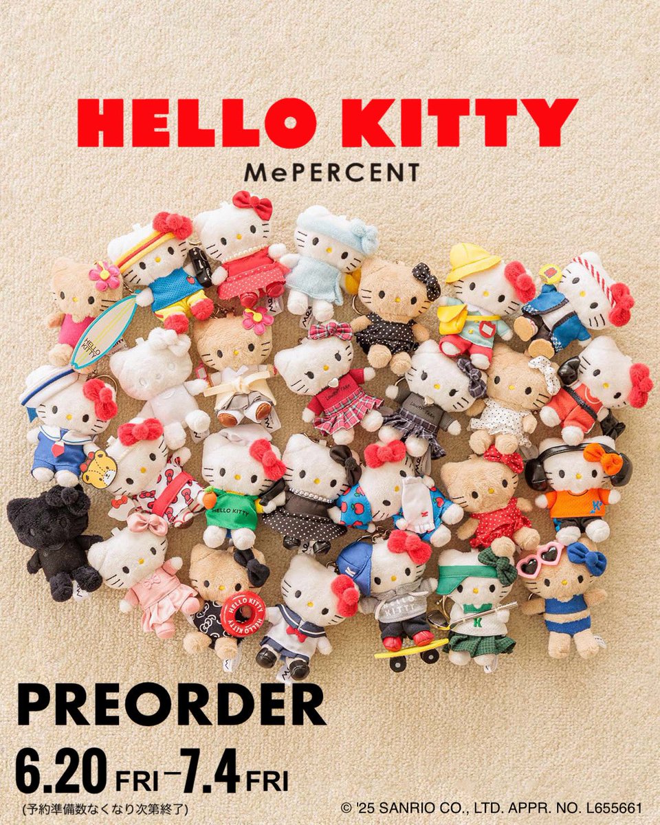 本日6/20(金)10:00から予約開始！/ LOWRYS FARMとHELLO KITTYがコラボ