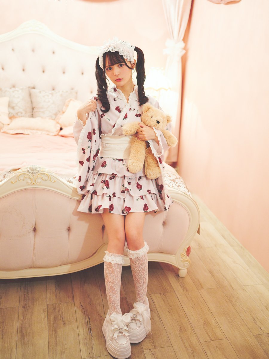 NEWS 】 ⁡ 大人気浴衣ワンピースが7/11〜再販決定🐰ྀི💖 ⁡ ♡ cherry