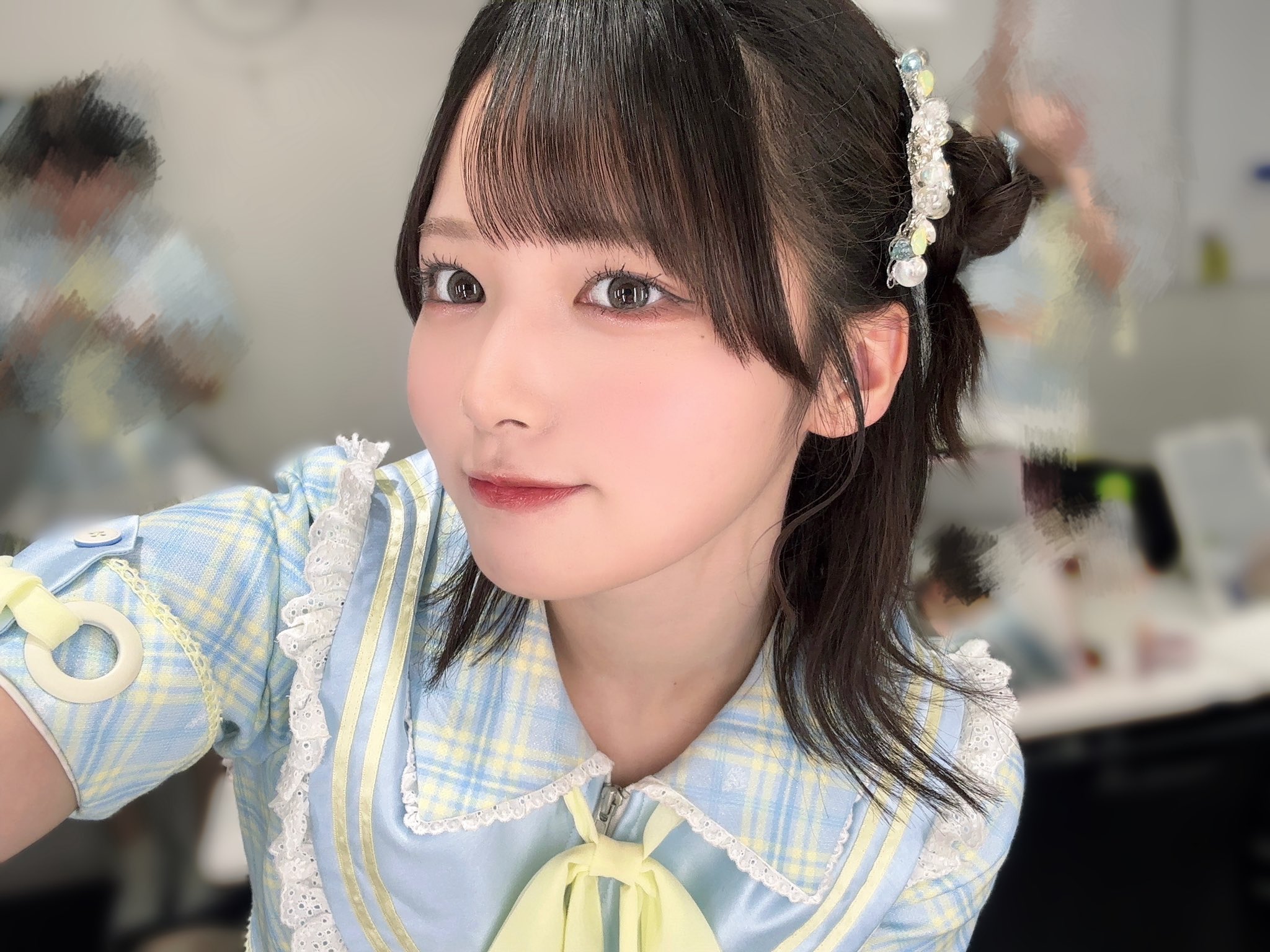 ニアジョイ 江角怜音 生写真 ≒JOY ニアジョイ 江角怜音 生写真 缶バッジ