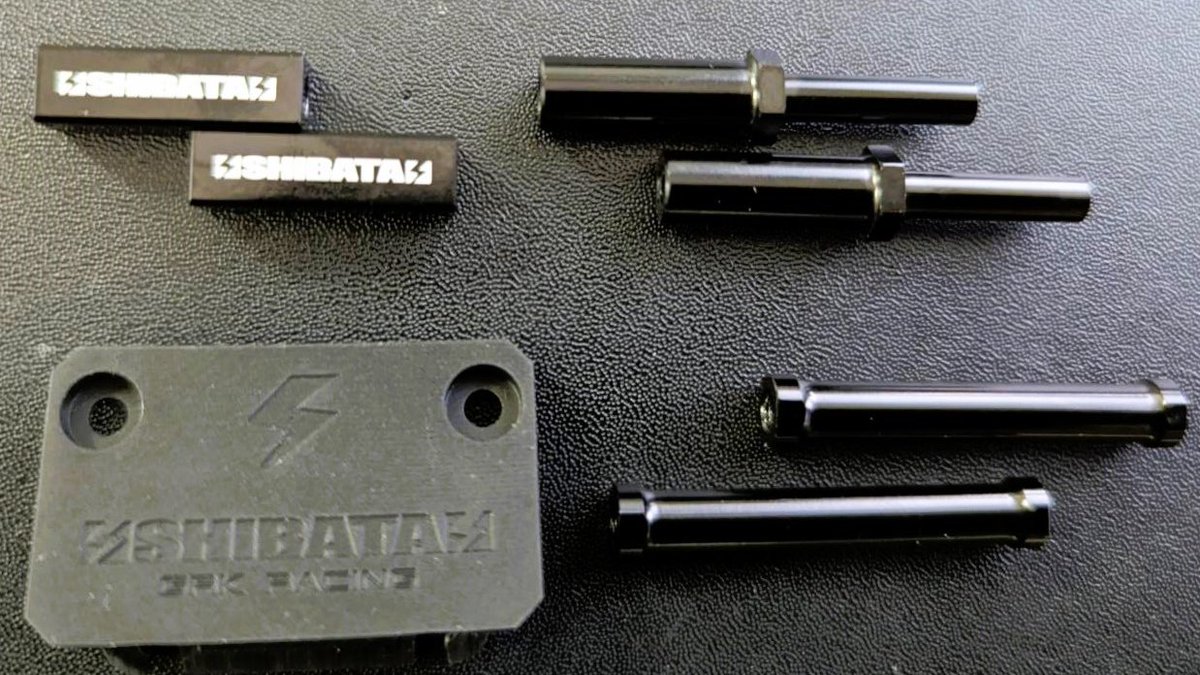 GRK GS2 MOD」用 アルミパーツなどの試作パーツが届きました❗ これで