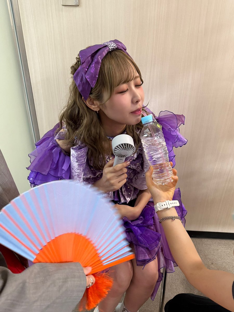 💜暑い中でも頑張る国王🐹💧 熱中症に気をつけながら、 ふるっぱーと