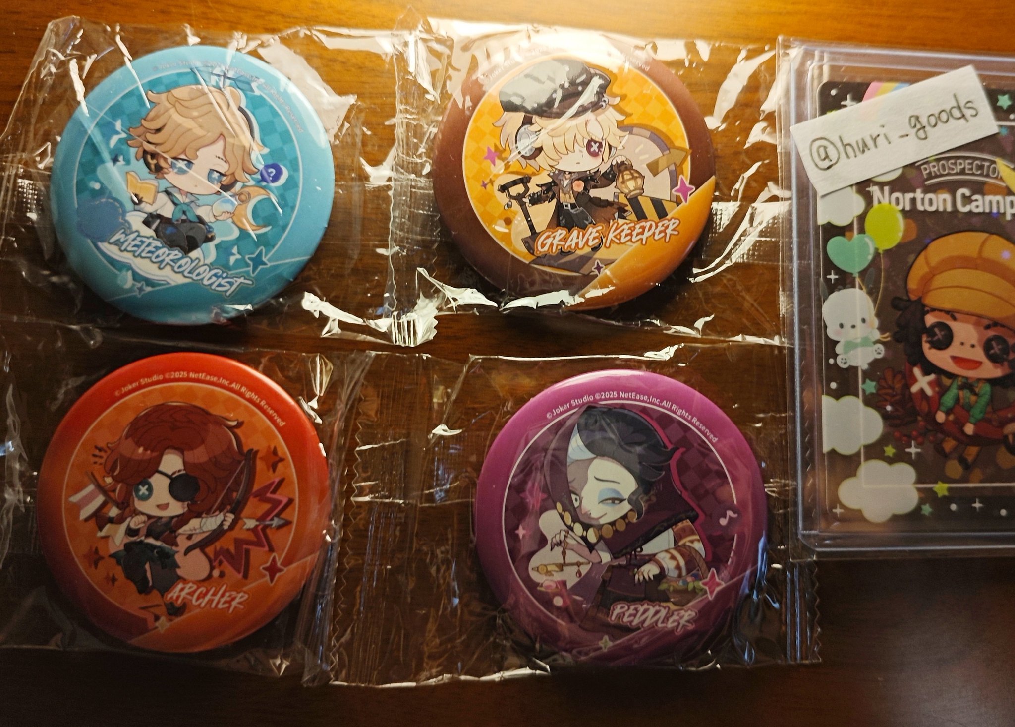 第五人格 IJL 缶バッジ 騎士 未開封 3つセット 第五人格 IJL 缶バッジ