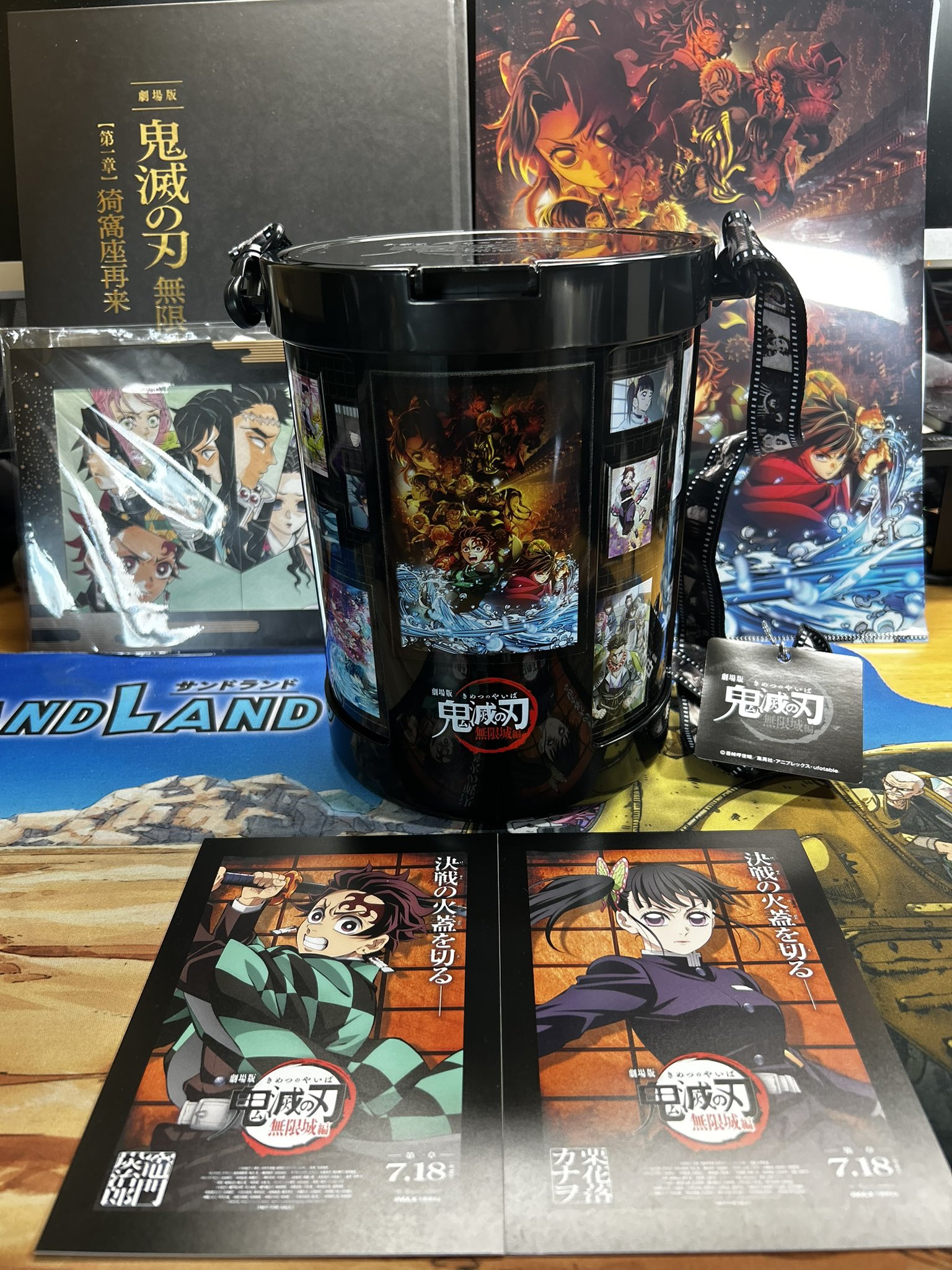 新品未開封】鬼滅の刃無限城編メモリアルポップコーンボックス + 入場