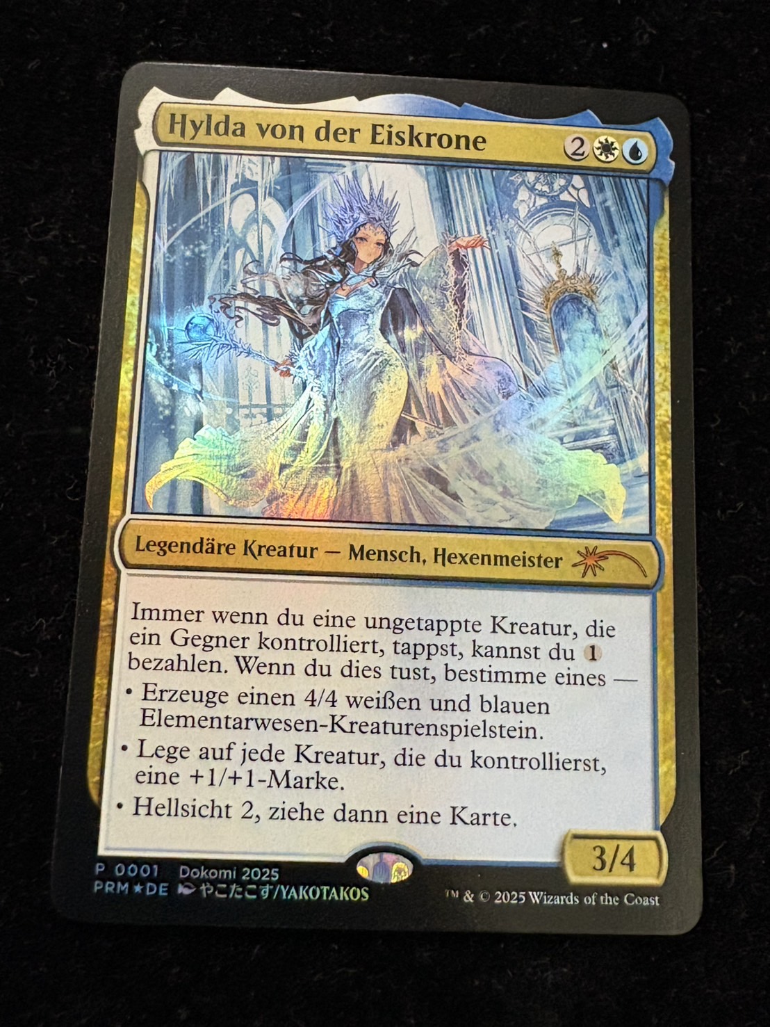 MTG foil ドイツ版 氷冠のヒルダ イベント限定プロモ やこたこす ②