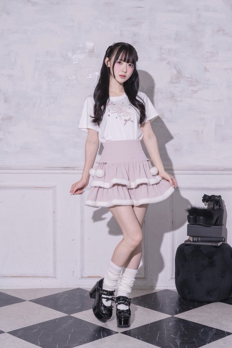 Coming soon 🎀／ Autumn Collection🐇🖤 ♡ファー付きティアードミニ