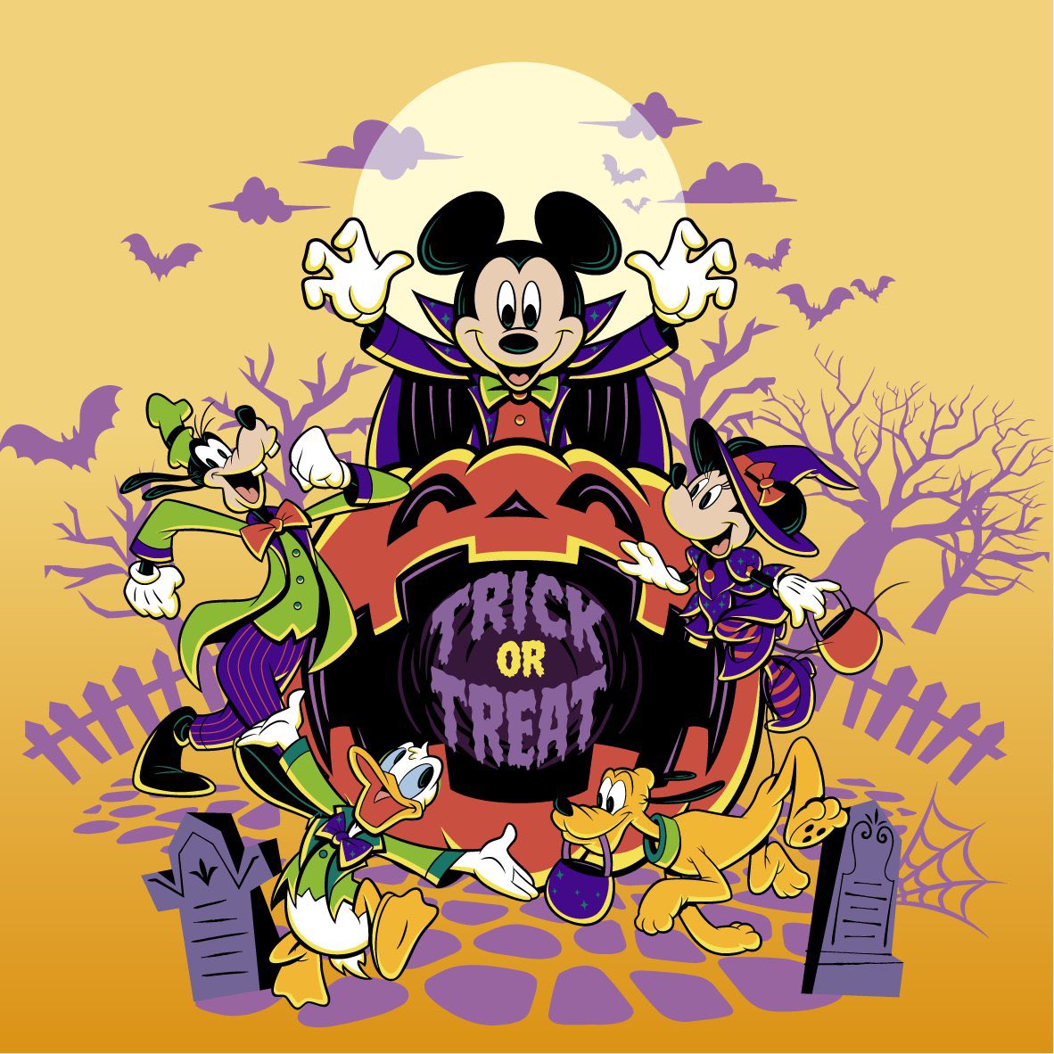 ディズニーストア】 今年のハロウィーングッズのアートが公開されまし