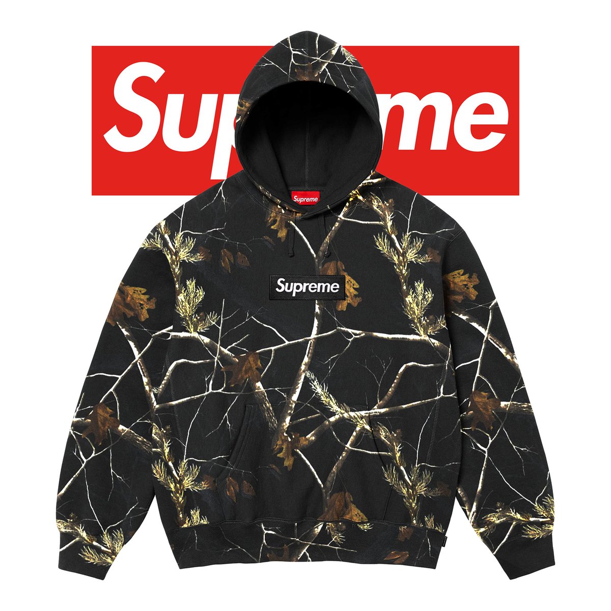 Supreme Real Tree Camo Box Logo hoodies 🔥 Set to release for Fall