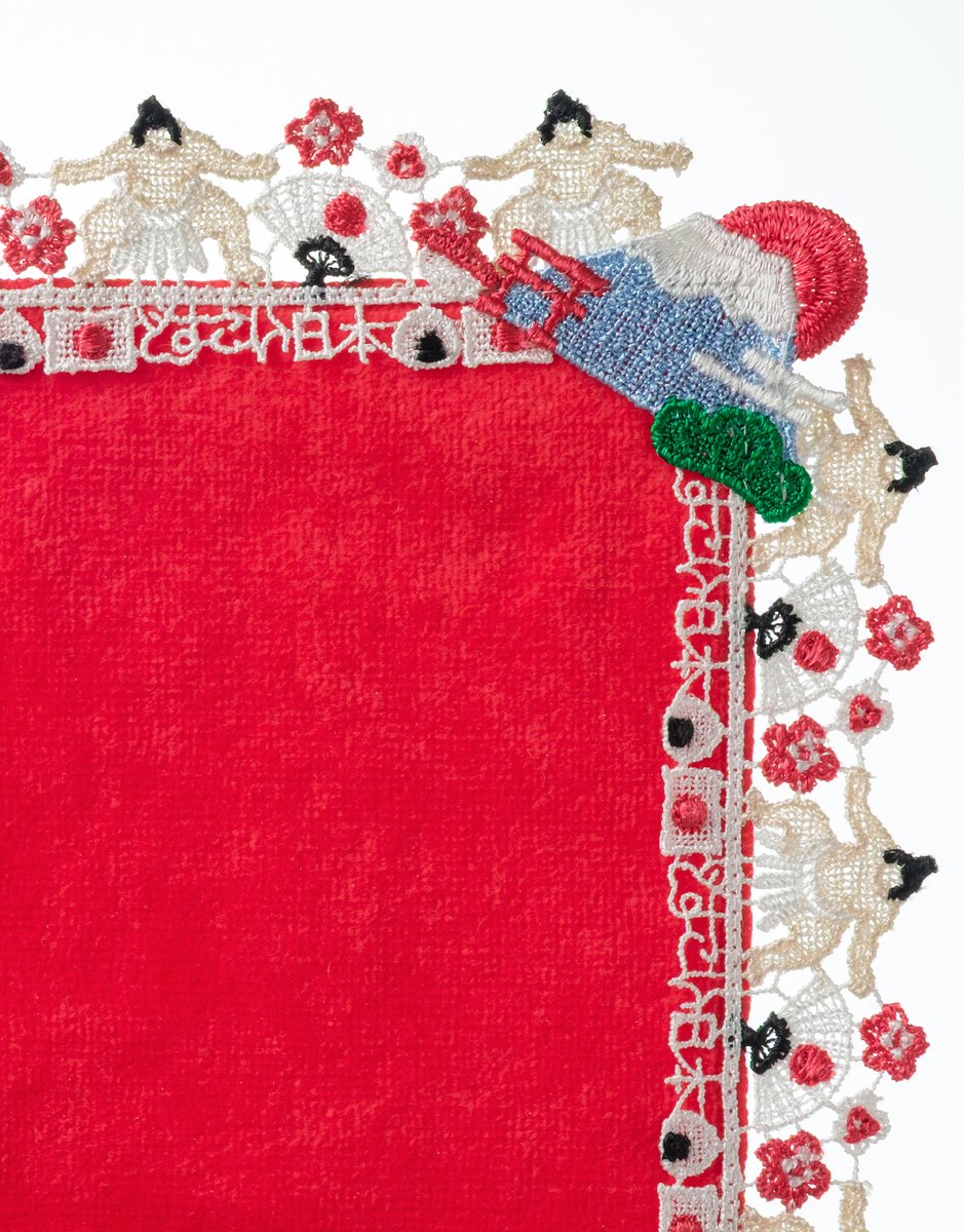 オンライン再入荷情報】 ✔️和レース/タオルハンカチ どすこい日本