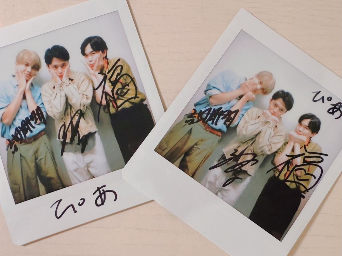 山田彩星サイン入りポラ 山田彩星サイン入りポラ 山田彩星サイン入り