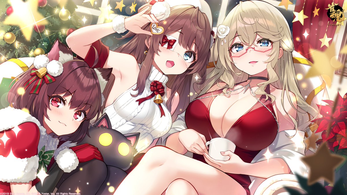 RPキャンペーン】 クリスマス衣装の販売を記念して、 イラストを公開RT