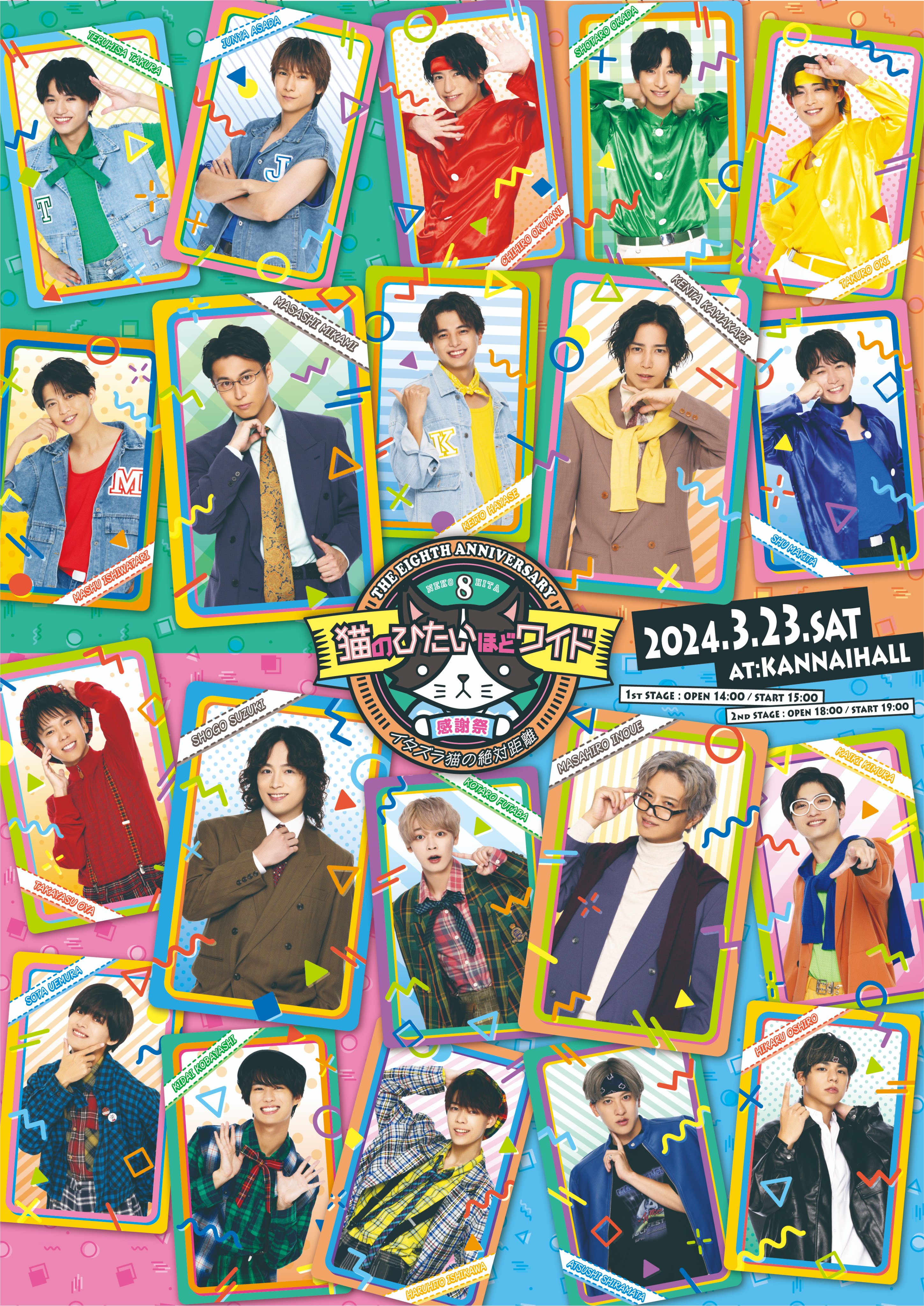 猫のひたいほどワイド8周年グッズ