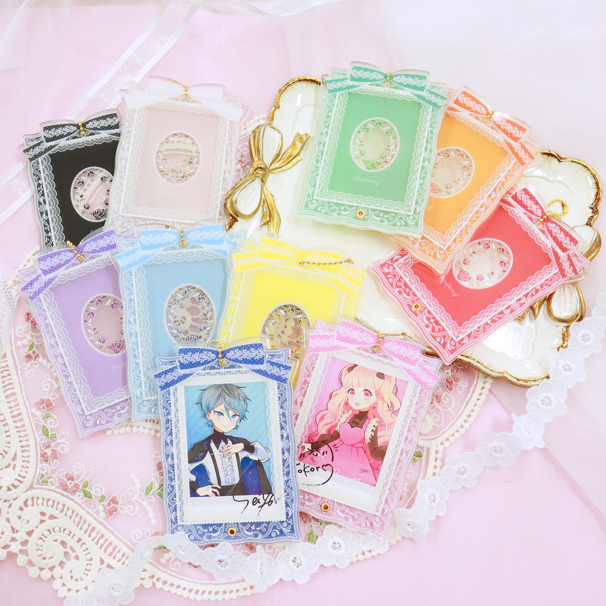 フクヤ フクヤ fanfancy アクリルフレーム AGF ダイアリー 水色
