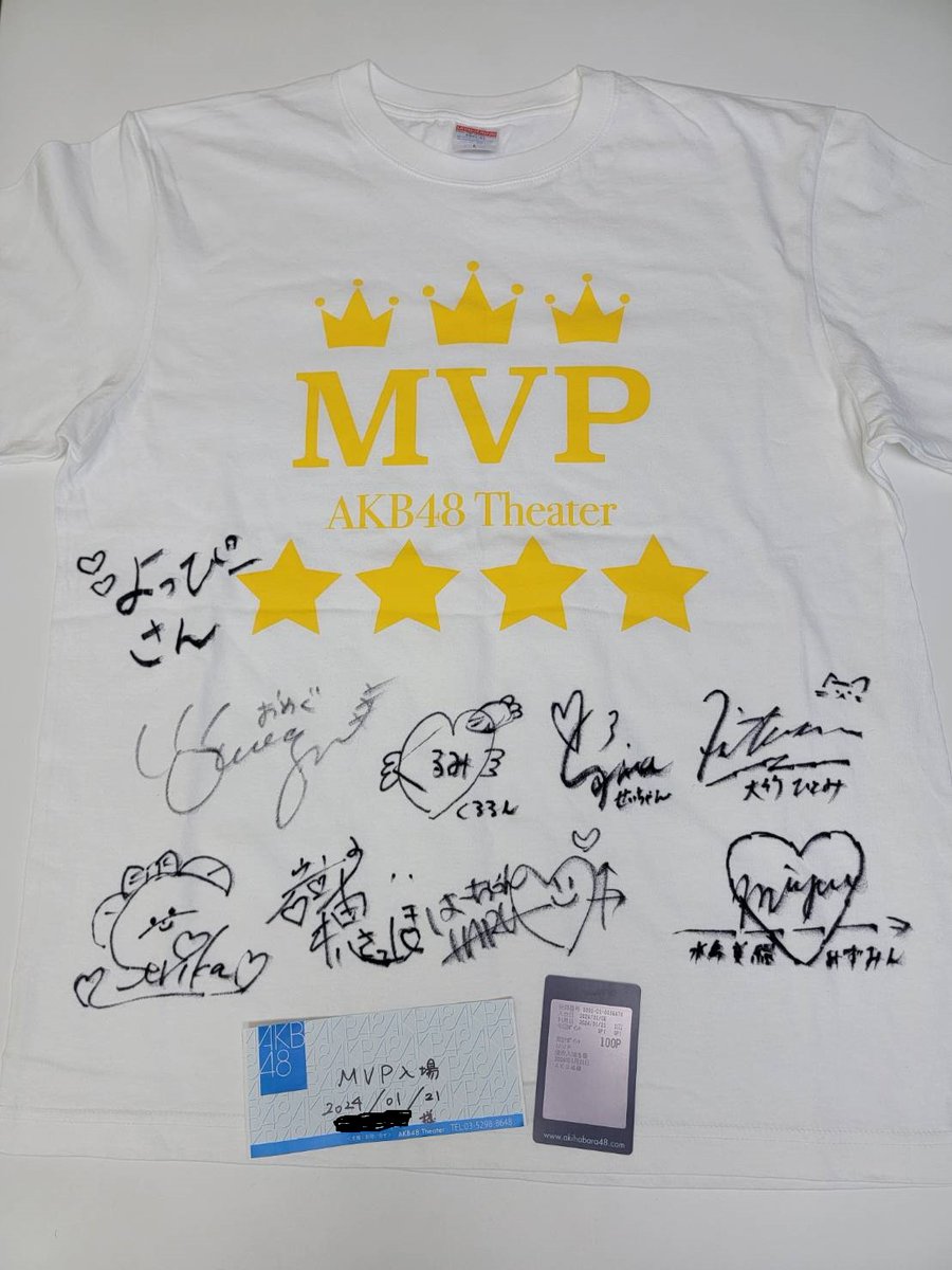 AKB48劇場 100回行くとMVP入場の権利をいただけます