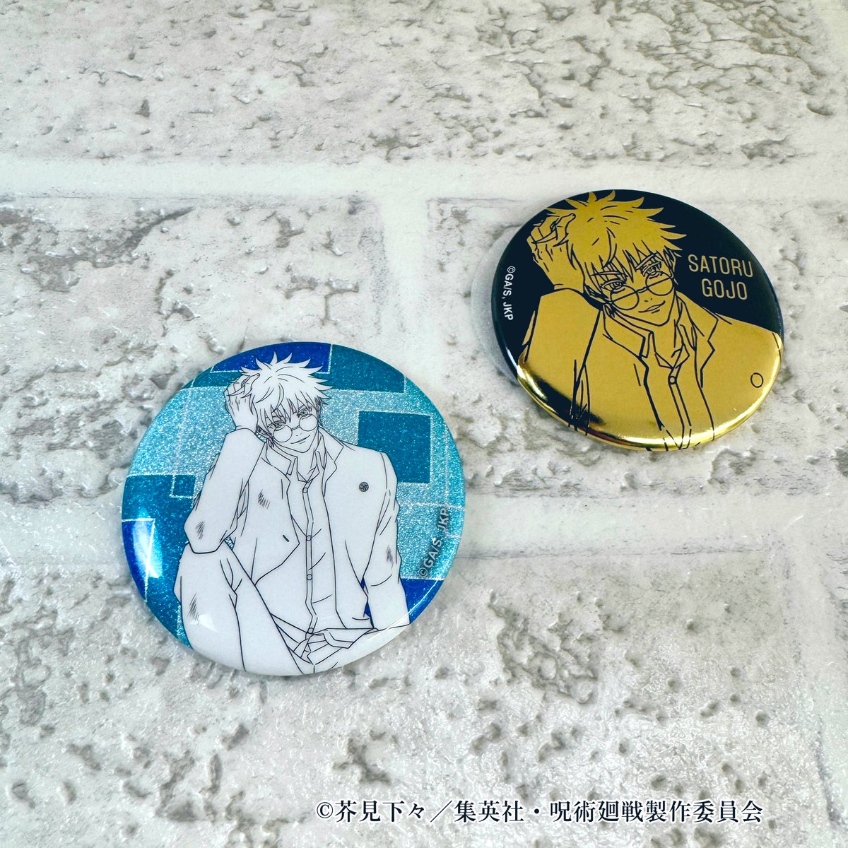 呪術廻戦 懐玉玉折 缶バッジ 箔押し ロフト Bluechair 椅子 家入硝子