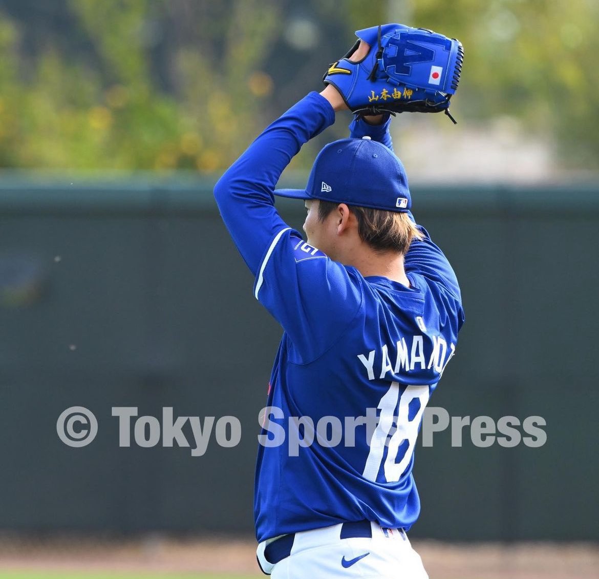 山本由伸NEWデザインのグローブ NIKE‼️ウェブにはLA &🇯🇵 かっこ良