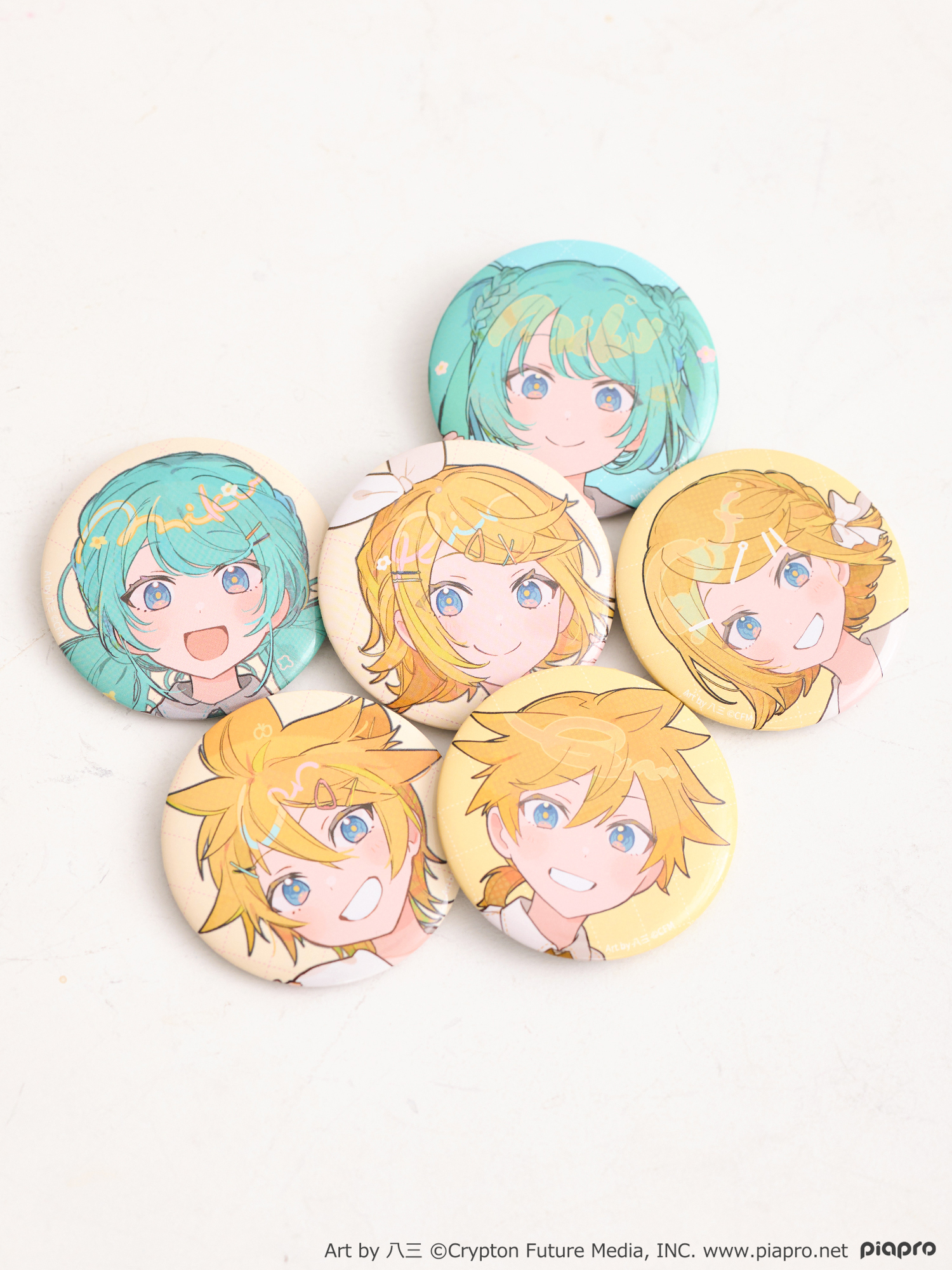 初音ミク earth マニッシュミク袋 缶バッジ 72