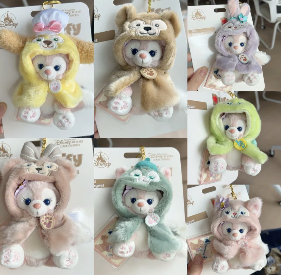 上海ディズニー 新商品✨ ぬいぐるみ用のケープキーホルダー